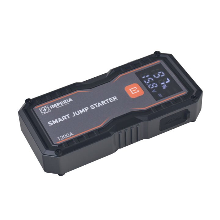 IMPERIA: JUMP STARTER (ΕΚΚΙΝΗΤΗΣ) 12V - POWER BANK 12000mAh - ΦΑΚΟΣ 3 σε 1 ΜΕ ΜΠΑΤΑΡΙΑ LFP