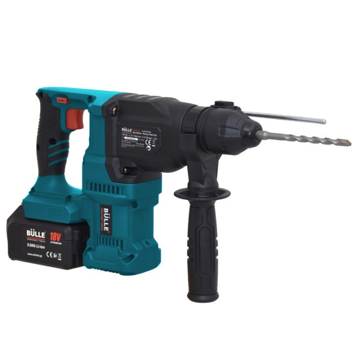BULLE: ΠΙΣΤΟΛΕΤΟ ΜΠΑΤΑΡΙΑΣ (BRUSHLESS) 18V SDS-PLUS, 4 ΛΕΙΤΟΥΡΓΙΩΝ ΜΕ 2 ΜΠΑΤΑΡΙΕΣ 5Ah