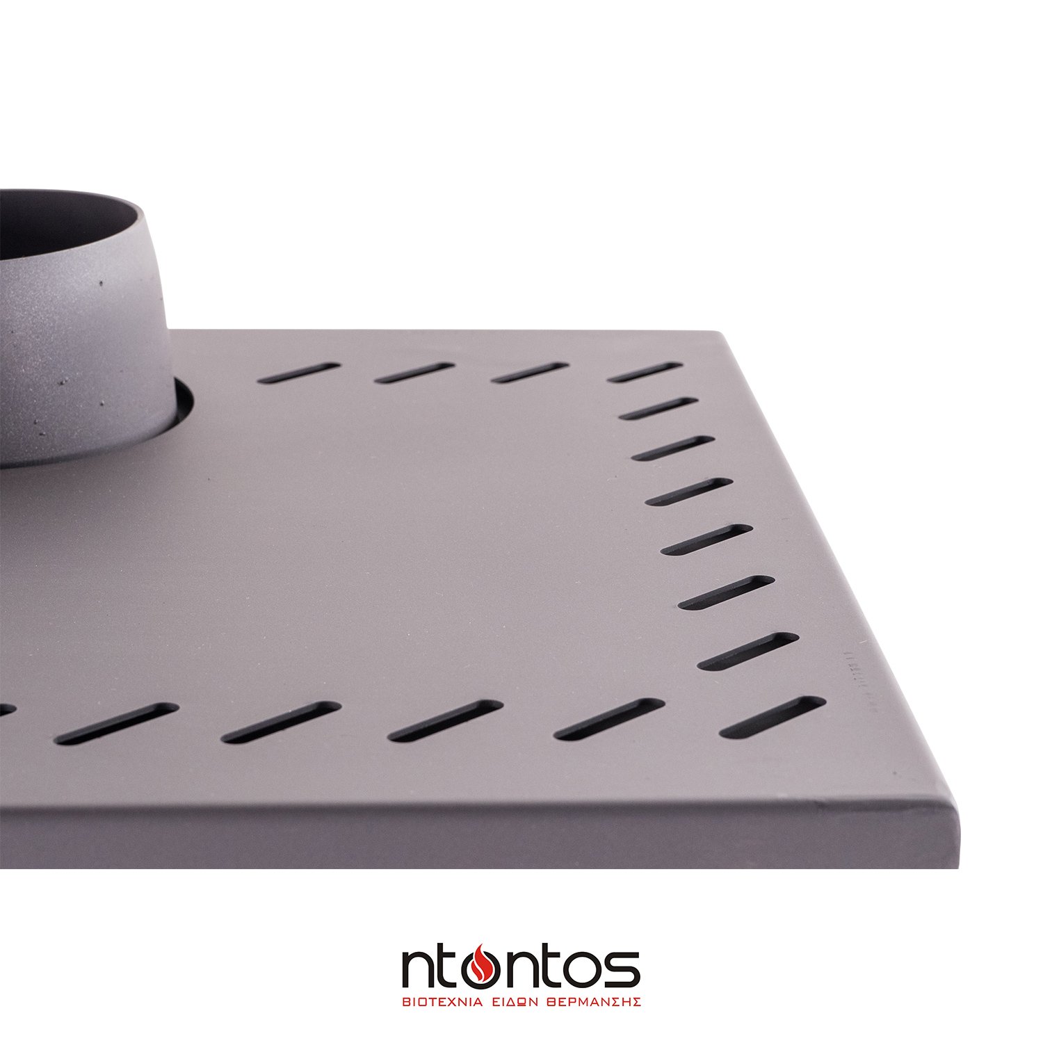 Ntontos No100 Χαλύβδινη Ξυλόσομπα με Φούρνο 12.27kW Μαύρη - Image 4