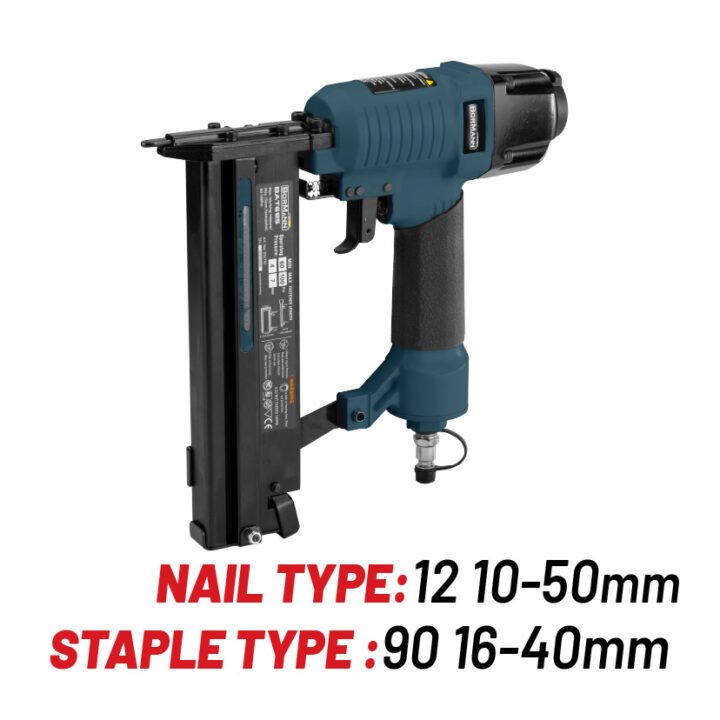 BORMANN BAT6125 Καρφωτικό Αέρος Βελονάκι Τύπου 12 (10-50mm) + Δίχαλο Τύπου 90 (16-40mm)