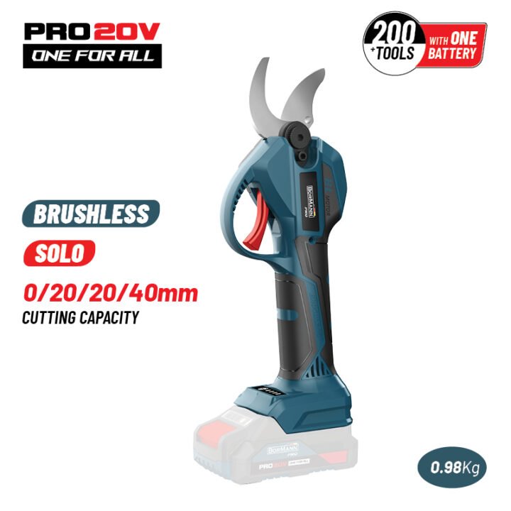 BORMANN Pro BBP4155 Ψαλίδι Κλαδέματος Brushless Mπαταρίας 20V, SOLO