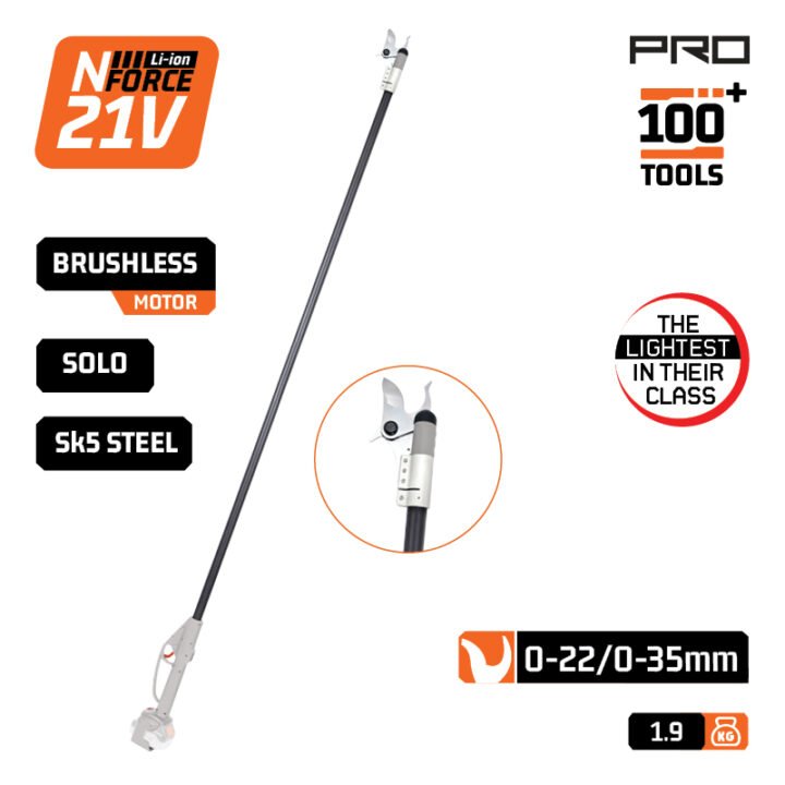 ΝΑΚΑΥΑΜΑ Pro EC1630 Κονταροψάλιδο Σταθερό 21V, 2,2m,Κοπή 22/35mm, 1.9kg, SOLO