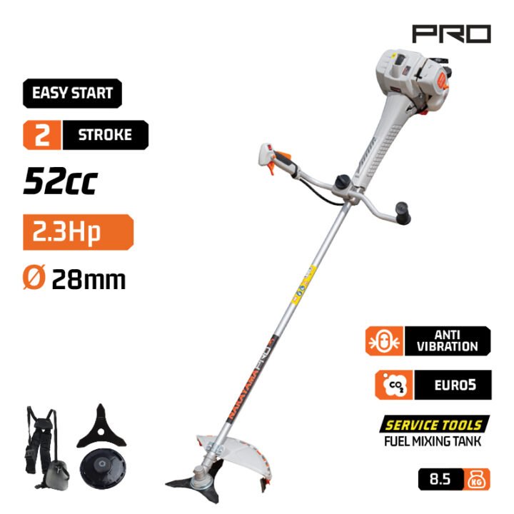NAKAYAMA PRO  PB5600 Θαμνοκοπτικο Βενζινης 52Cc 2,3Hp Με Αντιδονηση